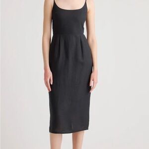 Black Linen Dress